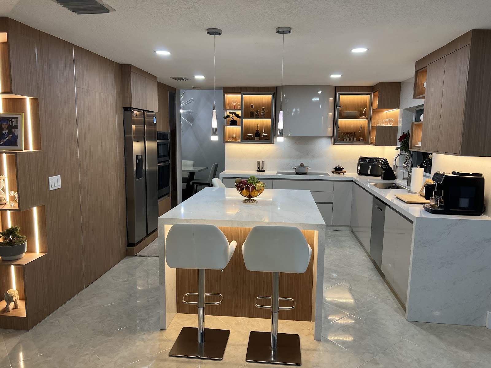 Completed construction project by Re-Lux Construction